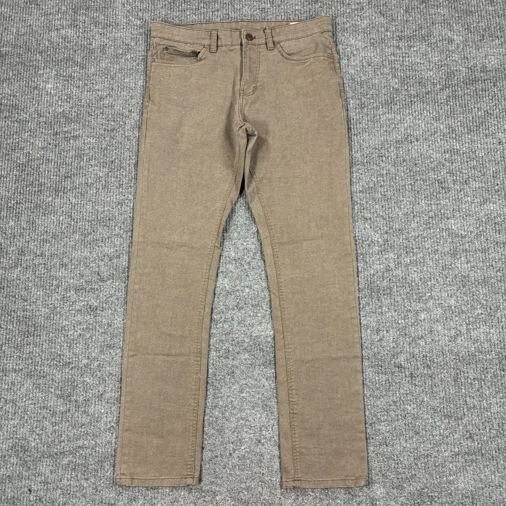 English Laundry Mens Jeans Size 32x34 Brown Straight Fit Stretch Casual Denim